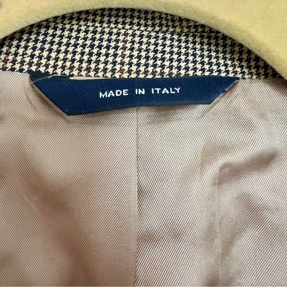 Vintage Italian Wool Hound’s Tooth Brooks Brothers Blazer - Picture 3 of 7